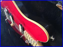 Ernie Ball Music Man Eddie Van Halen Guitar Red Flame Top EVH 1992 Rare Early#