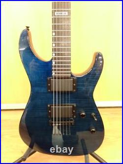 Esp BanG Dream! Bandoli M-II Sayo Hikawa Model Blue Strat Type Electric Guitar