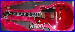Excellent 2001 Gibson Les Paul Custom All Original Wine Red w OHSC