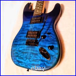 FAST SHIPPING? S Style Sea Foam Electric Guitar withSoft Case & Cable