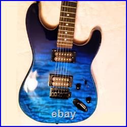 FAST SHIPPING? S Style Sea Foam Electric Guitar withSoft Case & Cable