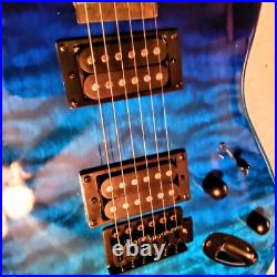 FAST SHIPPING? S Style Sea Foam Electric Guitar withSoft Case & Cable