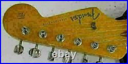 FENDER JAPAN Stratocaster Used Black Maple Fretboard WithSoft Case