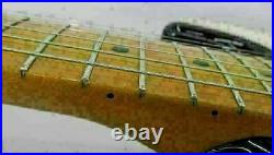 FENDER JAPAN Stratocaster Used Black Maple Fretboard WithSoft Case