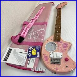 FERNANDES Electric Guitar ZO-3HK Hello Kitty Pink Sanrio Tested