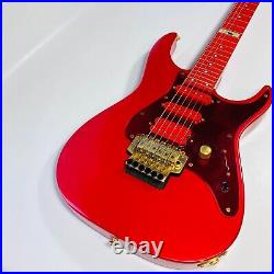 FERNANDES LA-85KK Electric guitar ST type Red 6 String L'Arc en Ciel's Ken japan