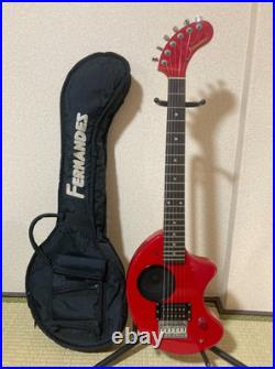 FERNANDES ZO-3 Electric Guitar With Built-In Amplifier Red Zo3 Zosan
