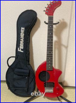 FERNANDES ZO-3 Electric Guitar With Built-In Amplifier Red Zo3 Zosan
