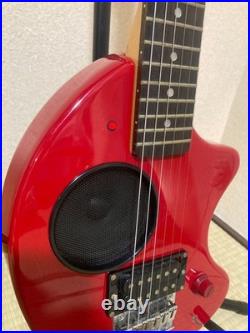 FERNANDES ZO-3 Electric Guitar With Built-In Amplifier Red Zo3 Zosan