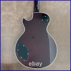 FREE SHIP Handcrafted Electric Guitar Custom Tribute Sunburst Flame Maple Top