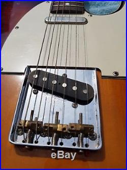 Fender 62 Re-issue Telecaster Custom MIJ Double Bound, Sunburst, Japan, upgrades