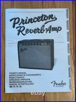 Fender'65 Princeton Reverb Limited Edition Tweed 15W Tube Combo Amplifier