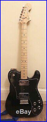 Fender 72 Telecaster Deluxe Maple Neck Black Electric Guitar 2005