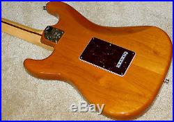 Fender American Deluxe Stratocaster Electric Guitar2013OHSCAmberS-1 Switch