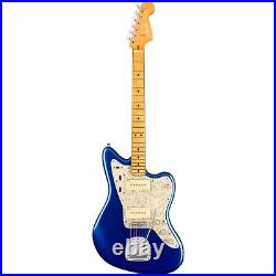 Fender American Ultra Jazzmaster Maple FB Guitar Cobra Blue 197881049232 OB
