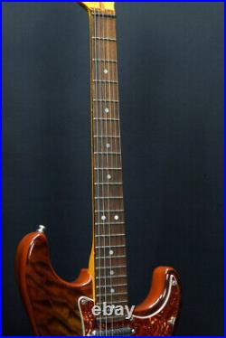 Fender Custom Shop Quilted Artisan Stratocaster Tigereye 2015 Electric Guitar