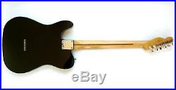 Fender Deluxe Blackout Telecaster Electric Guitar MIM 2010 Black Maple withGig Bag