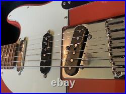Fender Deluxe Nashville Telecaster 6 String Electric Guitar Fiesta Red