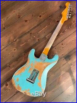 Fender FSR American Vintage'62 Stratocaster Tropical Turquoise AVRI Heavy Relic