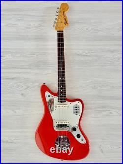 Fender Jaguar Electric Guitar Fiesta Red USA 2001 Fender Jaguar Electric Guitar Fiesta Red USA 2001