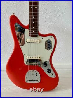 Fender Jaguar Electric Guitar Fiesta Red USA 2001 Fender Jaguar Electric Guitar Fiesta Red USA 2001