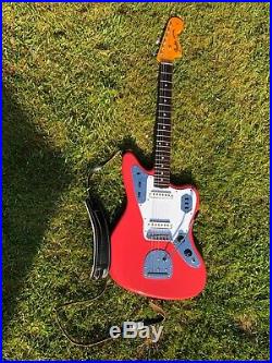 Fender Jaguar Vintage'60's lacquer Fiesta Red 2014