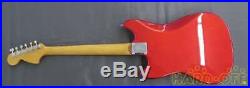 Fender Japan MG69/MH CAR Used Mustang Red Electric Guitar Tested Working 2-463