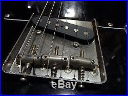 Fender Japan MIJ P serial TELECASTER tele Black Electric Guitar 9-2