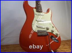Fender Japan Traditional 60s Stratocaster Red Electric Guitar