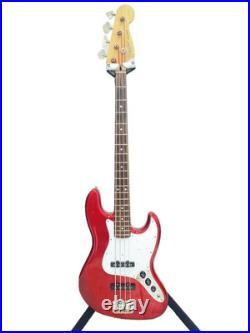 Fender Japan electric bass guitar JB-STD jazz red Used