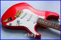 Fender Japan electric guitar Stratocaster red from Japan