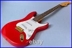 Fender Japan electric guitar Stratocaster red from Japan