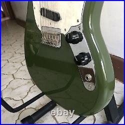 Fender Mustang Offset Guitar Olive Green Now Discontinued 2017 Near Mint