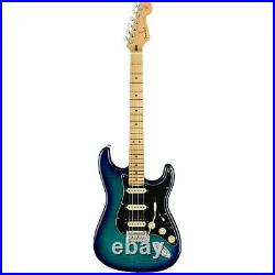 Fender Player Stratocaster HSS Plus Top MP FB LE Guitar Blu Brst 194744494666 OB