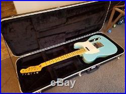Fender Squier Classic Vibe Custom Telecaster Daphne Blue withbinding withcase