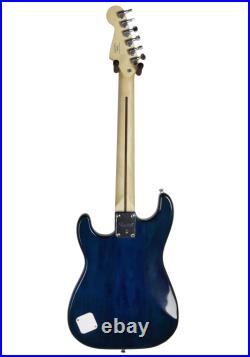 Fender Squier Short Scale 24-Inch Strat Pack Transparent Blue slightly scratc