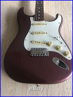 Fender Stratocaster CIJ Burgundy Mist with Matching Headstock ST62-80TX-MH Japan