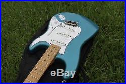Fender Stratocaster Powerhouse Deluxe Strat Guitar Lake Placid Blue Active Boost