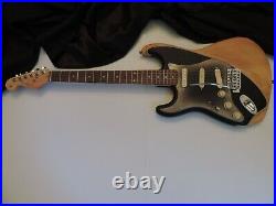 Fender Stratocaster Tuxedo Left Handed Custom Sculpted Strat Guitar With Bag
