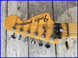 Fender Stratocaster hardtail, black, made USA, 1979, fitted with Trem System