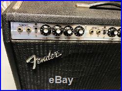 Fender Vintage 1975 Twin Reverb Tube Electric Guitar Amplifier Silver LoFace