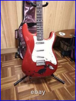 Fendersk Wire Strato Guitar Red