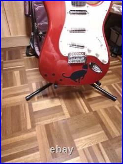 Fendersk Wire Strato Guitar Red