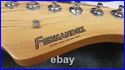 Fernandes Electric Guitar Stratocaster Sunburst with hard case