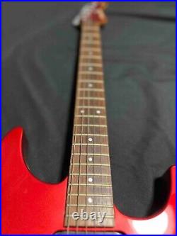 Fernandes FR-65S with Sustainer Strat 1990s Metalic Red MIJ with soft case