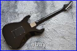 Fernandes Fst Mod Black Stratocaster Type Strat St Blk Bk Electric Guitar