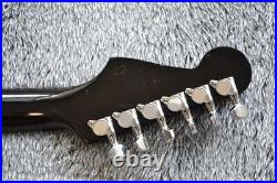 Fernandes Fst Mod Black Stratocaster Type Strat St Blk Bk Electric Guitar