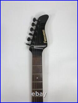 Fernandes Jg-55 Mbk Strat Type Black Blk Bk Electric Guitar