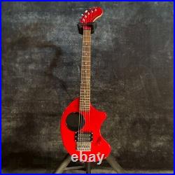 Fernandes ZO-3 Red Mini Electric Guitar Amp Built-in Soft Case from Japan