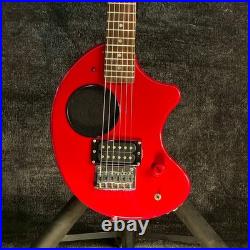 Fernandes ZO-3 Red Mini Electric Guitar Amp Built-in Soft Case from Japan